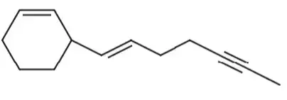 O hidrocarboneto representado pela estrutura química a seguir pode ser isolado & partir das folhas ou das flores de determinadas plantas