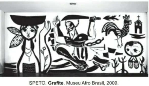 SPETO. Grafite. Museu Afro Brasil, 2009