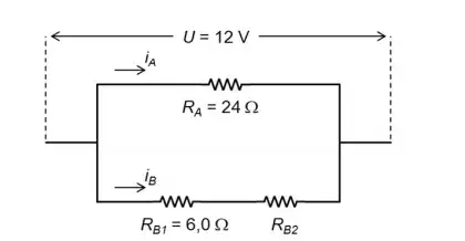 A diferença de potencial elétrico, U , é proporcional à corrente elétrica, i, em um trecho de um circuito elétrico resistivo, com constante de proporcionalidade